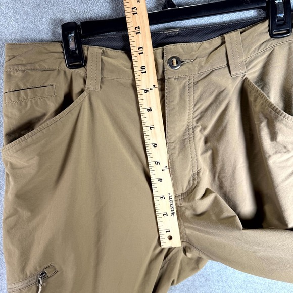 Patagonia Quandary Hiking Pants Men 36 Brown Stretch Zipped Pockets Straight Leg - Picture 5 of 13